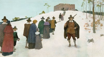 Going to Church, 1941 by Newell Convers Wyeth